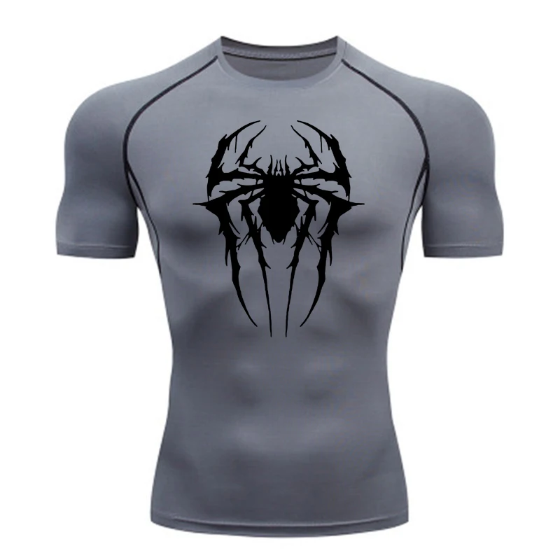 2099 Compression Shirts Men Sun Protection Sports Second Skin Running T-Shirt Men's Gym Fitness Rashgarda MMA Workout Clothing image 4