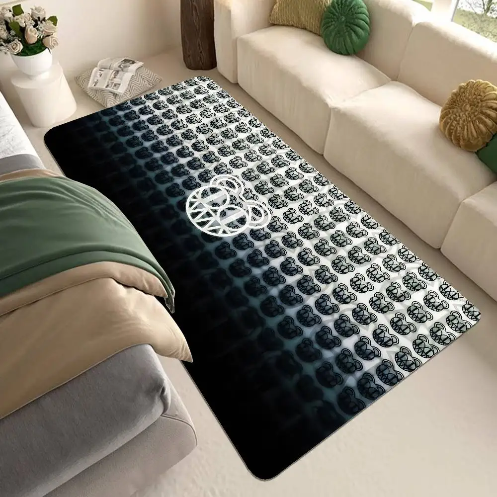 Band R-Radio-headES Hallway Carpet Washable Non-Slip Living Room Sofa Chairs Area Mat Kitchen Doormat Area Rug