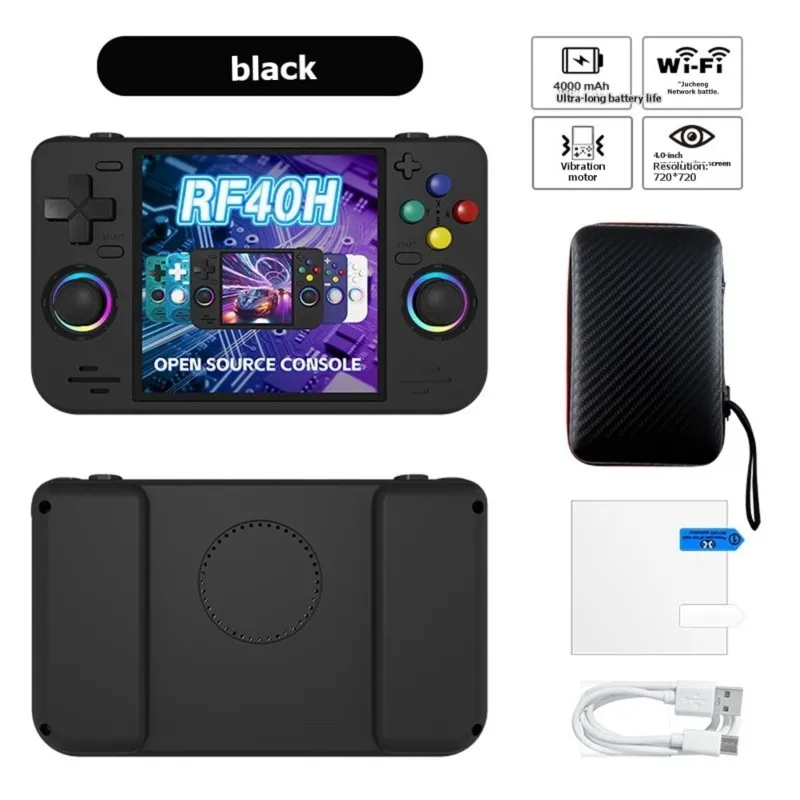 console-de-jeu-video-portable-b50b-rf40h-128-go-ecran-ips-de-40-pouces-console-de-jeu-retro-open-source-wifi-prend-en-charge-plus-de-30-emulateurs