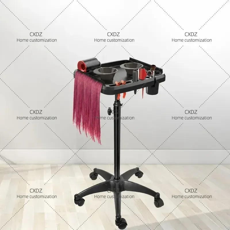 Multi Purpose Hair Tray Storage Trolley for Beauty Salon Barber Shop Simple Tool Cart Wholesale