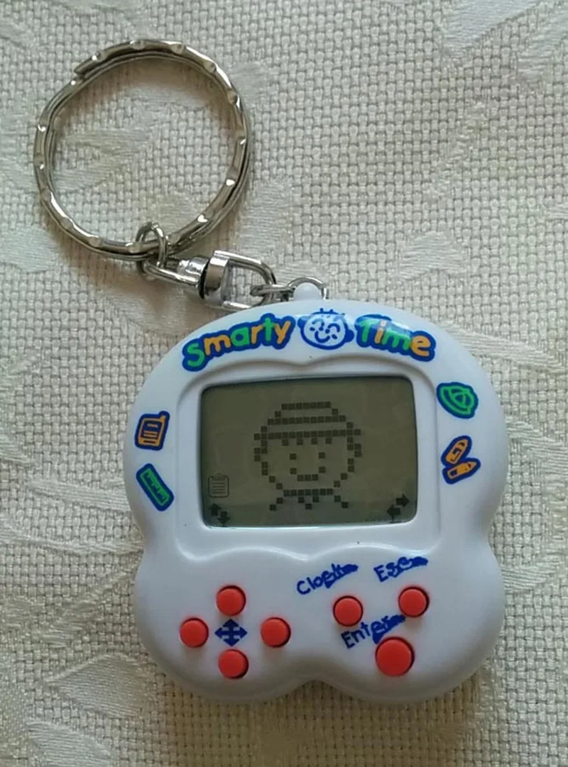 Original Tamagotchi Smarty Time Eletrônico Pet Machine Dinkie Penguin Retro Game Console Do Vintage Brinquedos Divertidos para As Crianças Presente