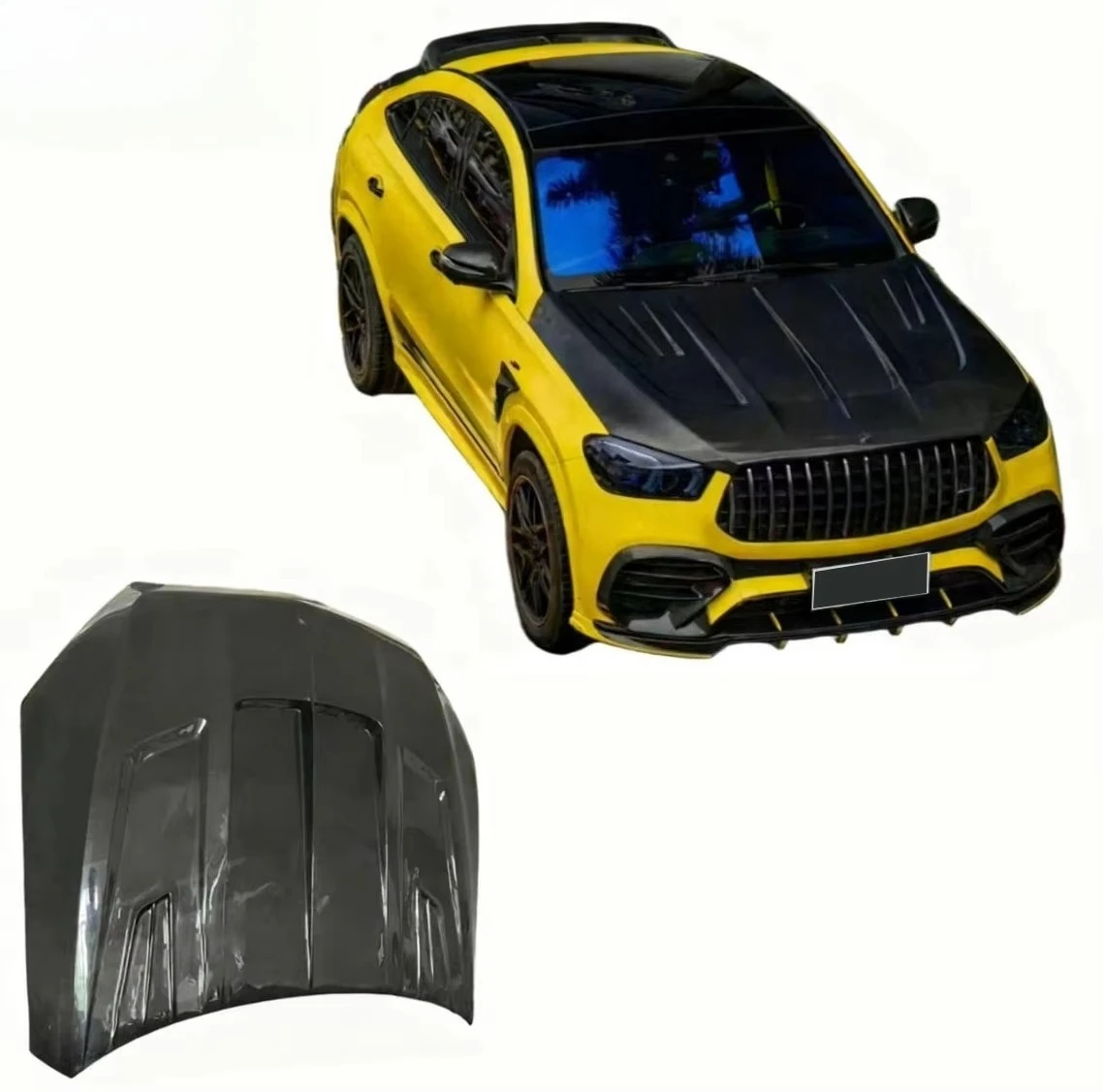 

Спортивный карбоновый капот для Mercedes GLE W167 2020+