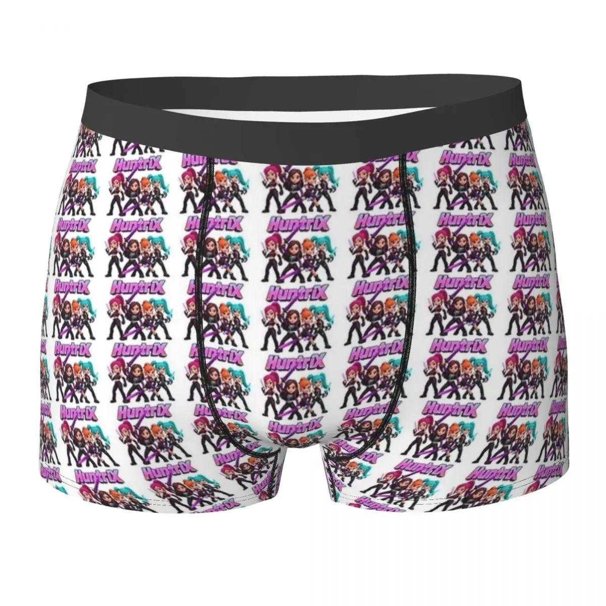 

Huntrix Fight Underwear Male Boxer Brief Sexy Boxershorts Trenky Printed Plus Size Panties