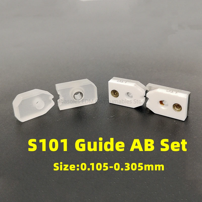 

Sodick Parts Original S101 Guide AB Set Code 3080047 Diamond Wire Guide 0.105-0.31mm For CNC Sodick SSG EDM Wire Cut Machine