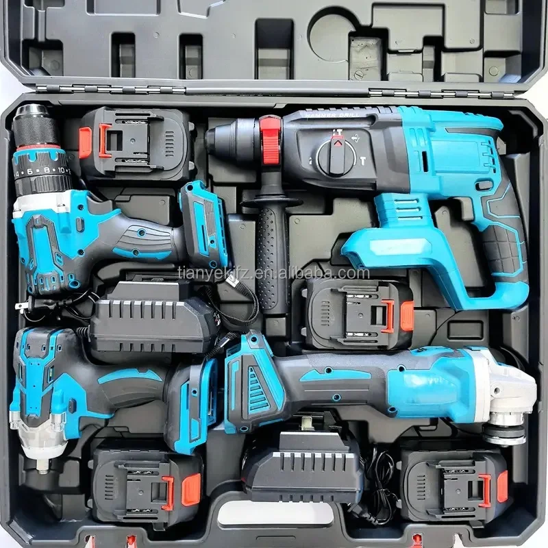 Cordless Power Tools Three-piece Set of Power Tools Combo Kit Wholesale Professional 3 in 1 Ty Hard Case 54*39*17 OEM,ODM CN;LIA