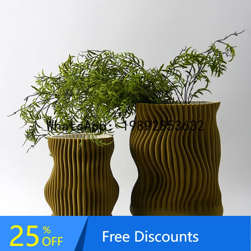 

CZ Study Office Simple Ceramic Vase Ornament Italian Style Exquisite Ceramic Vase Minimalist Home Decor