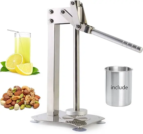 Manual desktop heavy duty lemon juicer orange juicer lemon squeezer citrus juicer fruit crusher nut grinder for fruit or nuts