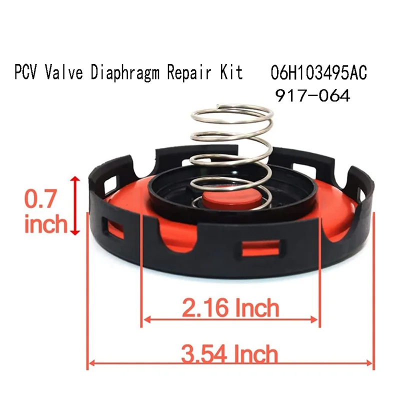 Kit di riparazione membrana valvola PCV di precisione 20PCS 917-064 per A3 A4 Q3 Q5 Quattro VW Beetle Golf Jetta 06H103495AC