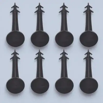 

50pcs Plastic Tent Stakes Firm Ground Nails Reusable Camping Pegs for Tents Shade Nets Garden Fixing High Strength for Turf