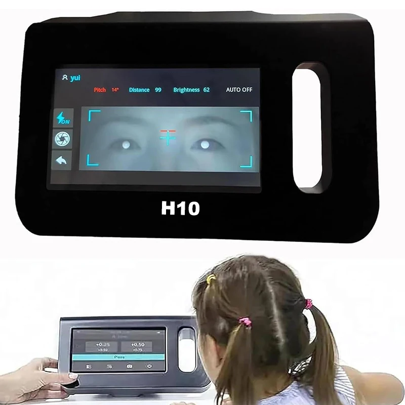 H10 AI Powered Portable Handheld Children Auto Refractometer Upgraded Vision Screening Instrument for Optics And Vision Care