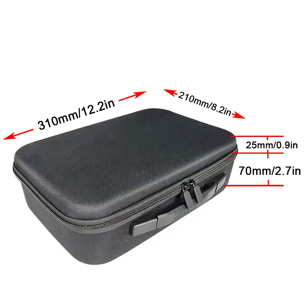 

Hard Storage Case DIY Foam Watch Case Travel Zipper Bag For Outdoor Tool Box Accessories Personalization Shockproof Camera Bag