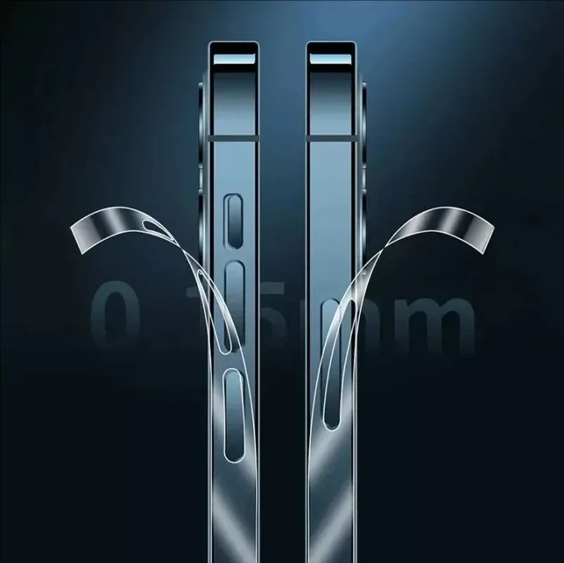 16PM Side Hydrogel Film for iPhone 16 15 Pro Max Plus 16Plus 15Plus 15 14 ProMax Frame Protective Border Frame Screen Protector