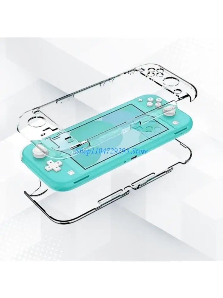 

Y2GD Crystal Twinkle Protective Case Transparent Full Wrap not Scratch Shockproof Designs Full Wrap Case for Game Lite