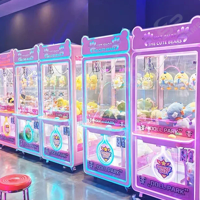 arcade game equipment large crane machine adult plush toy catcher lifting coin-operated claw machines