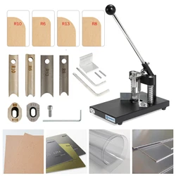 Paper Corner Rounder Cutter Machine R3/4/6/8/10/13mm Manual Cutting Fillet Machine A3 Steel Metal Industrial Punch Cutter