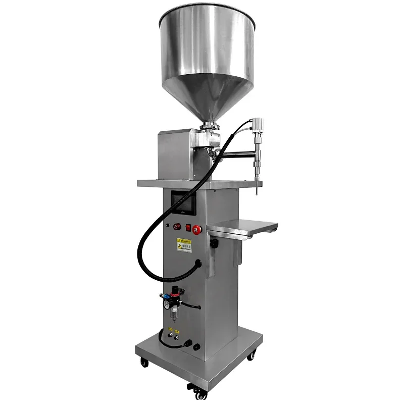 

Unlimited vertical cream filling machine, servo control capacity magnetic pump