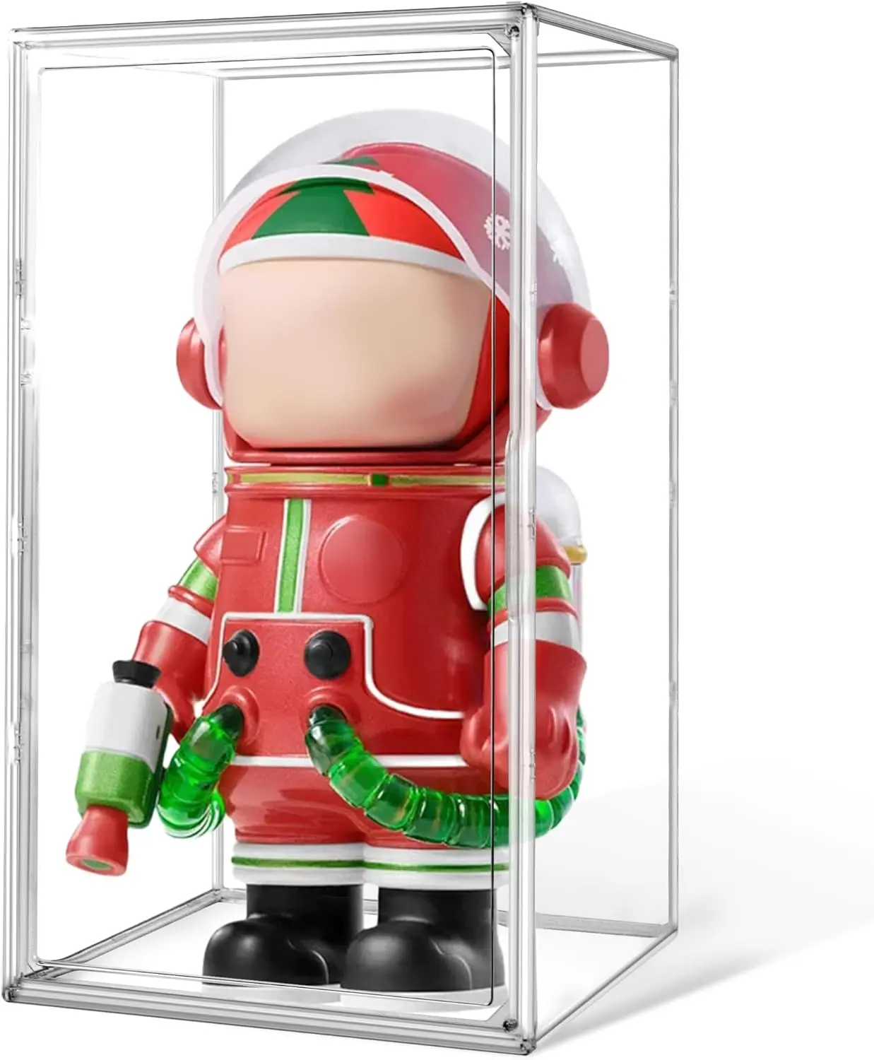 

23.6 Inch Clear Acrylic Display Case for Collectibles, Sneakers, and Storage - Stackable and Dustproof