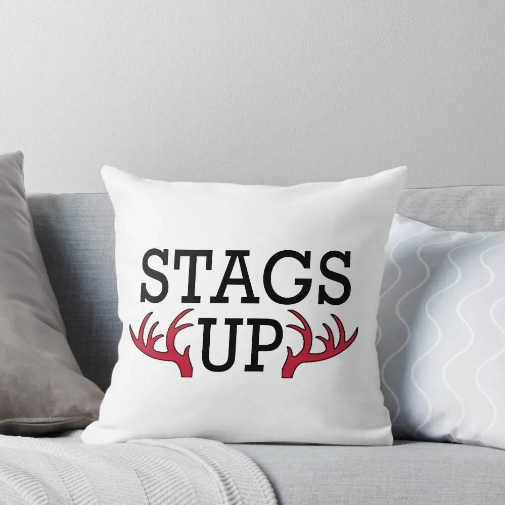 

Fairfield University, Stags Up Throw Pillow Decorative Sofa Cushion Luxury Pillow Cover Embroidered Cushion Cover pillow