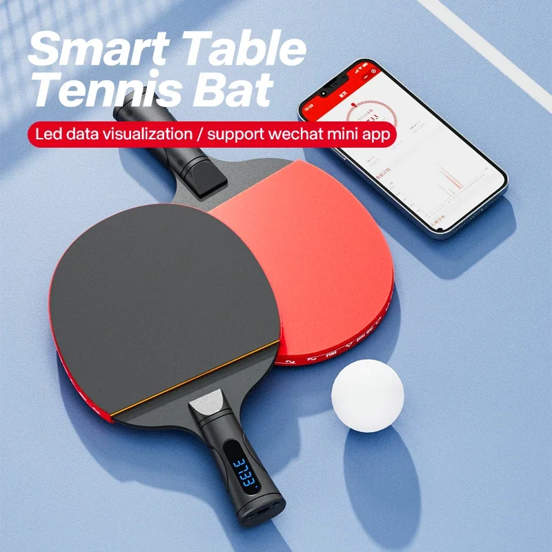 Technology automatic table tennis racket pingpong Ping pong paddle Corresponding App for data collection processing and analysis