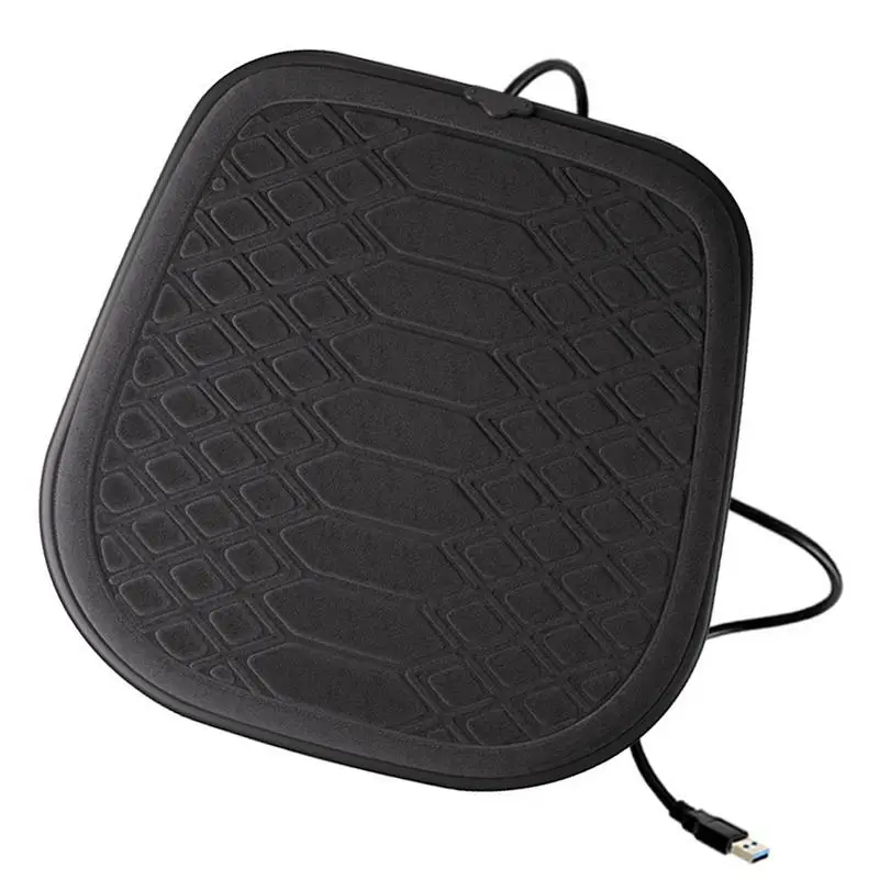 Car Seat Heated Cover Car Seat Heater Heating Pad Adjustable Temperature Seat Cover For Driver Household Cushion