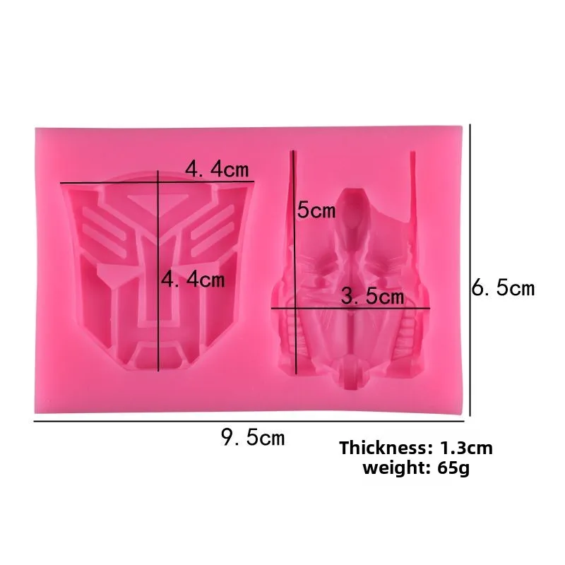 ハスブロトランスフォーマーフォンダンシリコーン金型クリエイティブチョコレート金型キャンディベーキングモールドクッキー DIY ケーキベーキングデコレーションツール