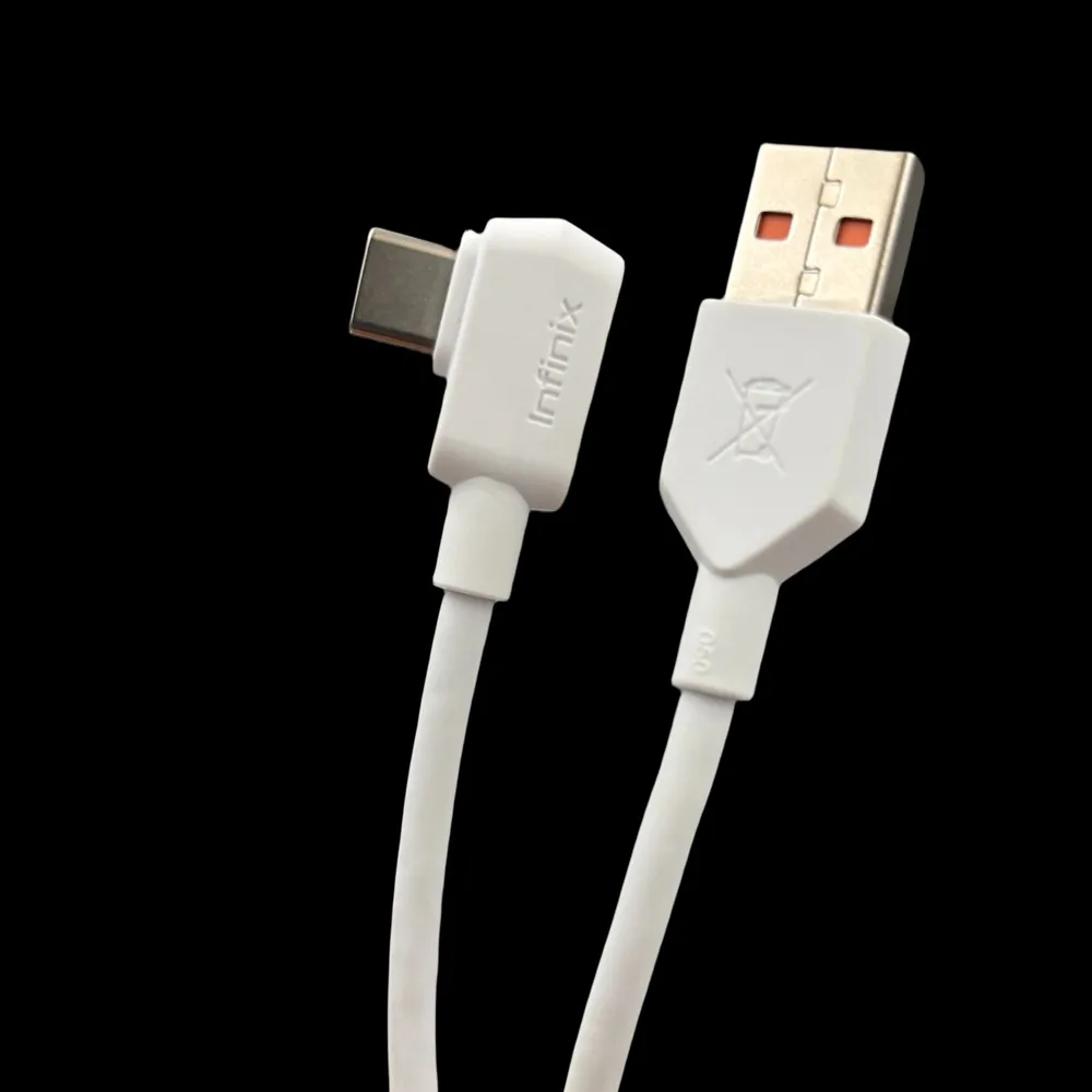 USB A to USB C 1M Elbom Cable 6A USB3.2 Fast Charge Cord for Infinix Hot 60 50 40 Pro 60i 50i 40i 30i Note30 USB-A VR Accessorie
