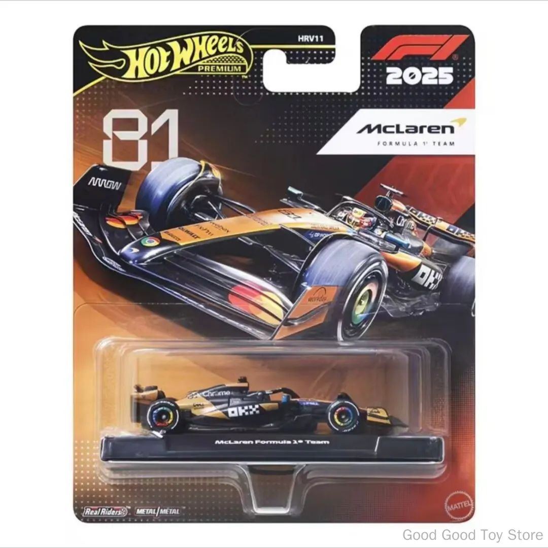Original  Hot Wheels Premium Gold Label HRV11 1/64 F1 Diecast Model Car Team Livery Formula Racing Collectible Vehicle Gift Toys view 3
