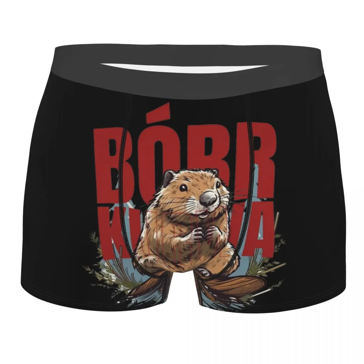 

Мужское забавное нижнее белье Bobr Ku&a Bober, трусы-боксеры с юмором, шорты, мужские дышащие трусы, большие размеры