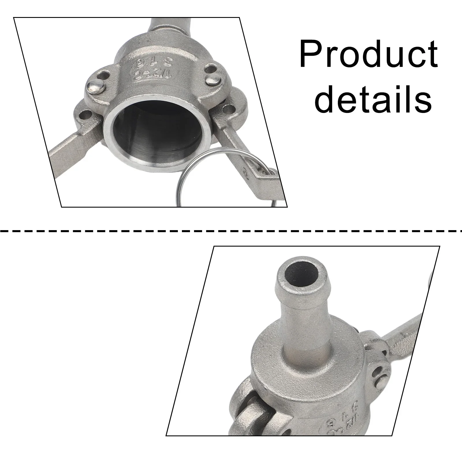 Aluminum Coupler Camlock Hose Fitting Oilfield Water Distribution Aluminum Construction Quick Camlock Coupling Seal Included