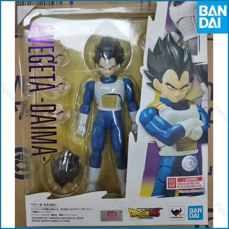 

Bandai Anime Dragon Ball SHF SON GOKU VEGETA PICCOLO (MINI) -DAIMA- Original Mol Toys Action Figure Child