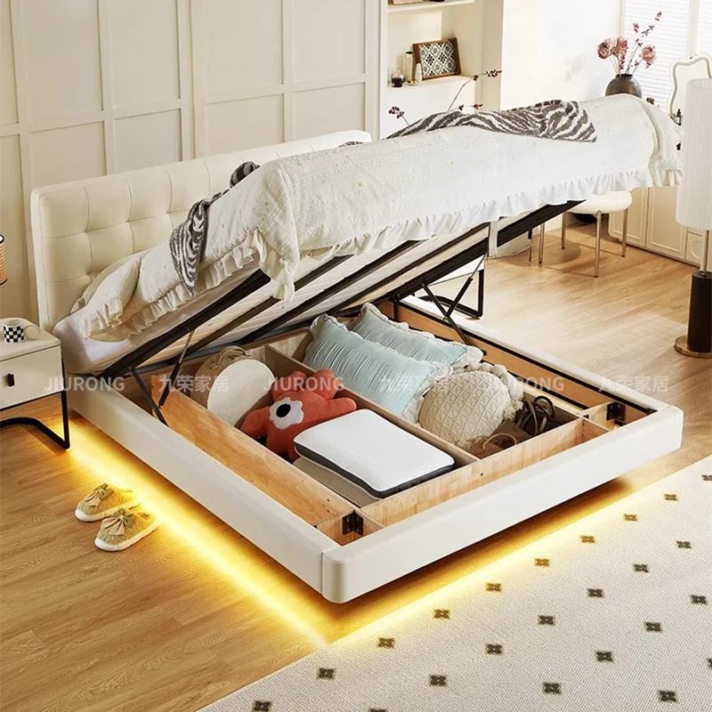 Tempat Tidur Jepang Putih Menghemat Ruang Lucu Murah Estetika Desain Lembut Bening Minimalis Menghemat Ruang Tempat Tidur Fashion Muebles Dekorasi Rumah