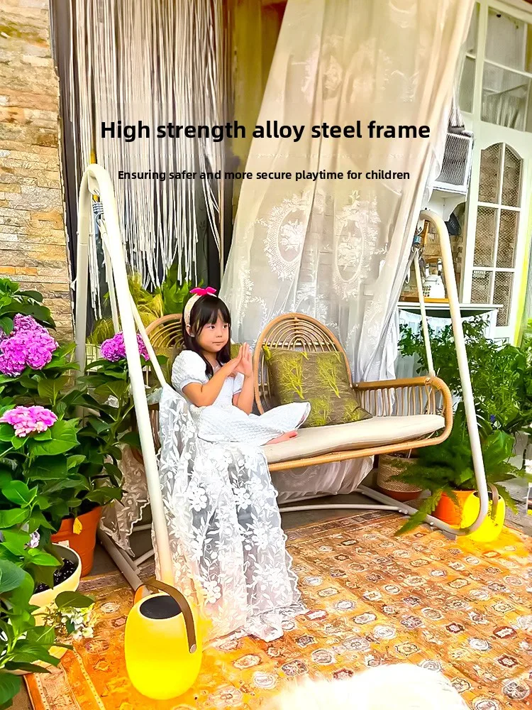 أرجوحة خارجية للأطفال، أثاث أطفال، شرفة فناء صغيرة، أرجوحة مفردة ومزدوجة، حديقة فناء، فناء
