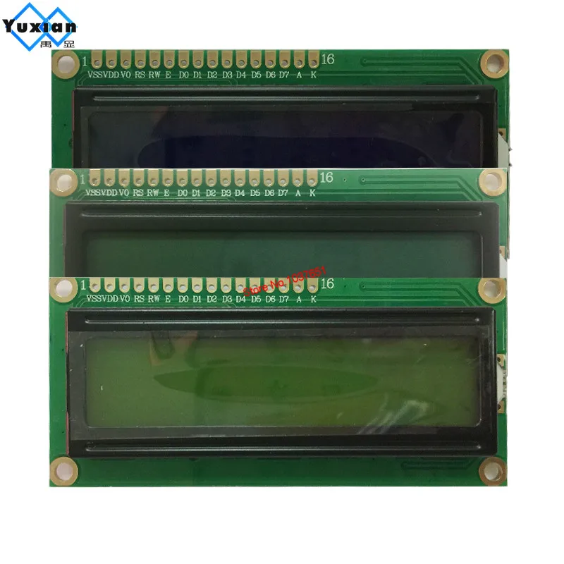 Modul Display karakter Inggris Cyrillic 16x2 1602 5V