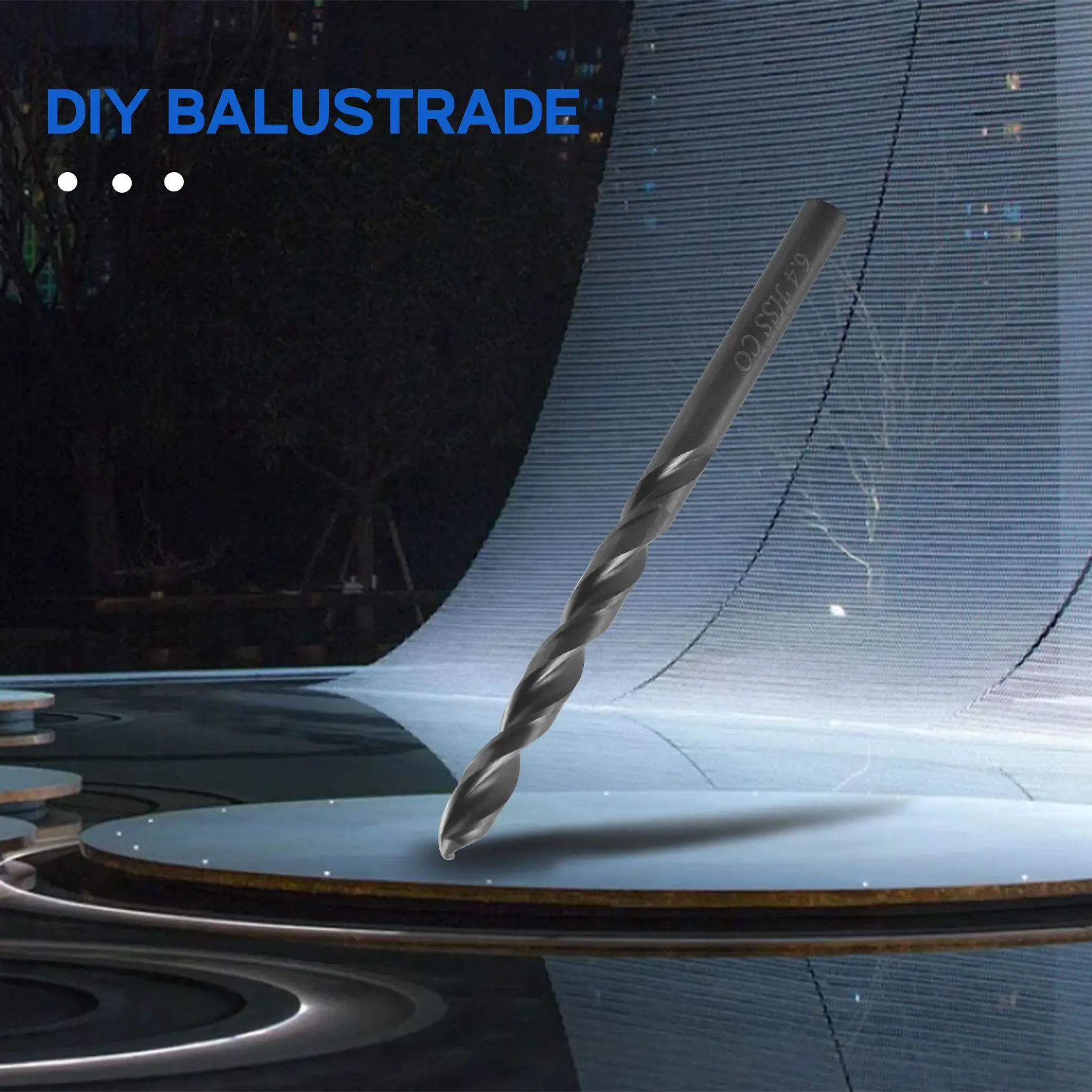 40 Pack T316 Stainless Steel Protector Sleeves For 1/8 inch Wire Rope Cable Railing DIY Balustrade with 1Pc Drill Bit