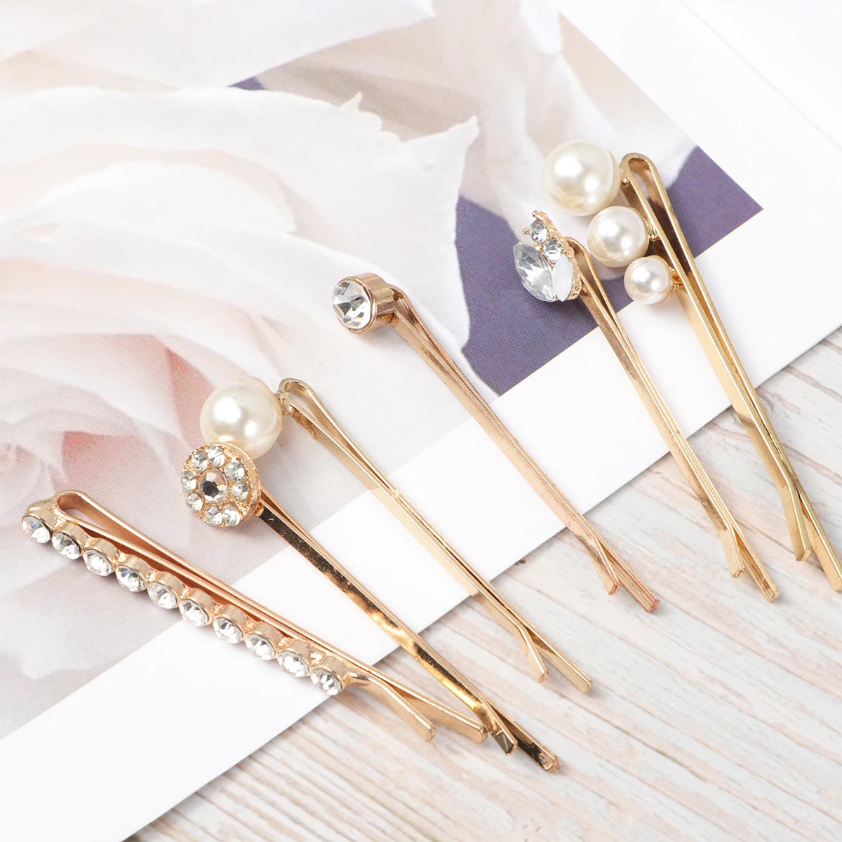 

12PCS Pearl for Wedding Party Daily Life Women Pearl Hairpin Girl Accessories Women Barrettes Girl Hair Clip Hairpins