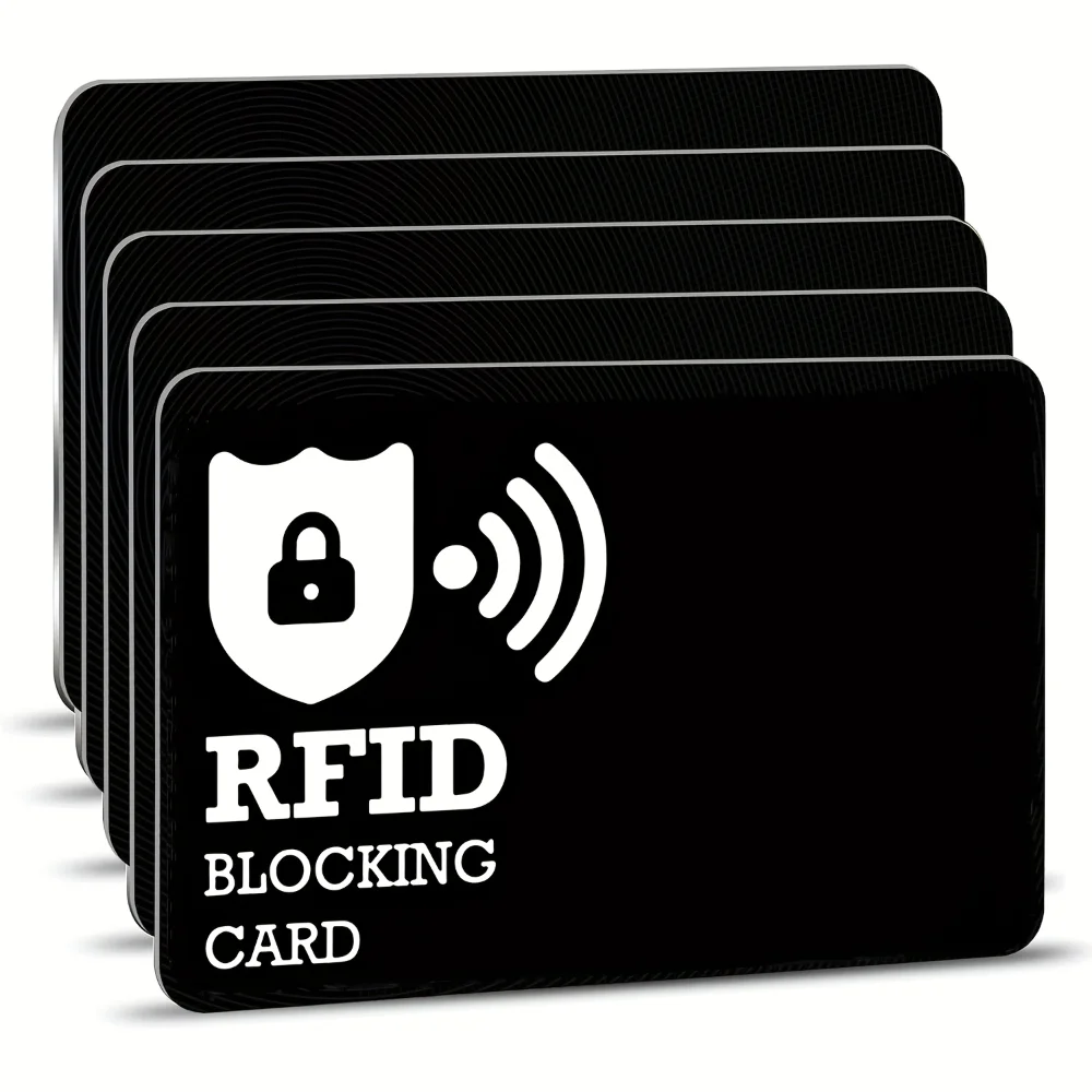 5/10 Pz Set Carte di Blocco RFID Carte di Credito NFC Protezione del Passaporto Blocco Set di Carte Smart Antifurto Design RFID Blocker