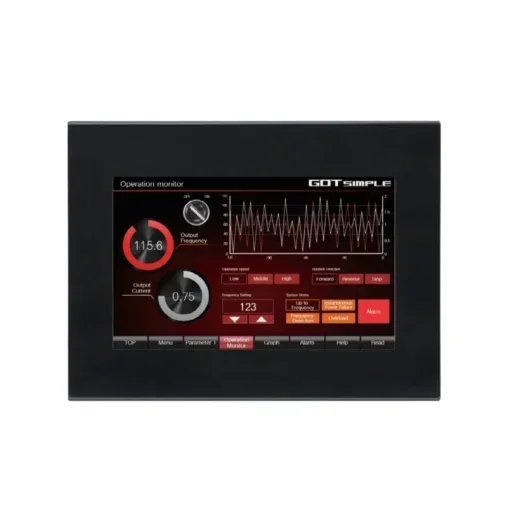 GS2107-WTBD Pantalla táctil con interfaz de máquina humana TFT de 7" de ancho para automatización industrial