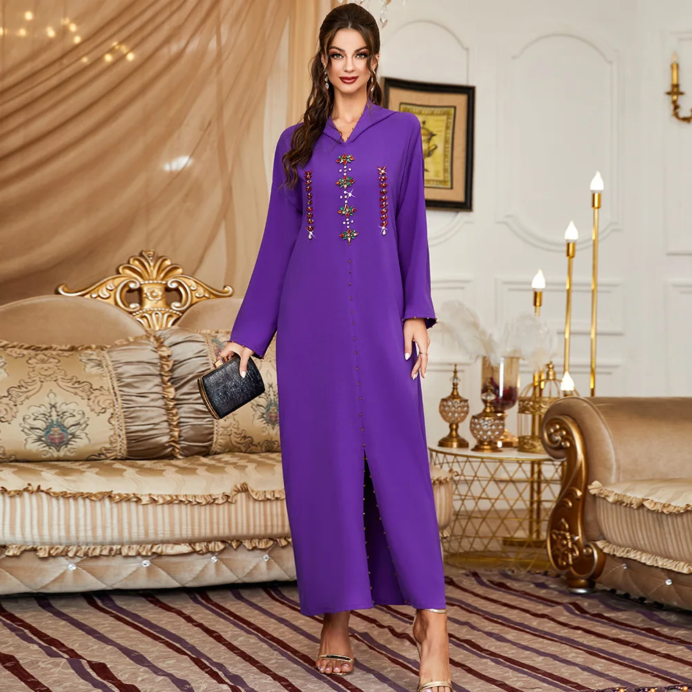 

Ramadan Eid Mubarak Robe Femme Musulmane Kaftans For Women Dubai Abaya Turkey Muslim Long Hijab Dress Islam Clothing Caftan