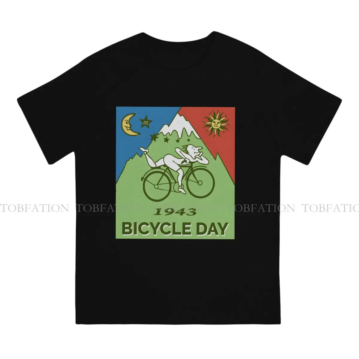 Albert Hofmann Bicycle Day LSD 1943 1943 Vintage Tshirt Homme Men Clothes 4XL 5XL 6XL 100% Cotton T Shirt