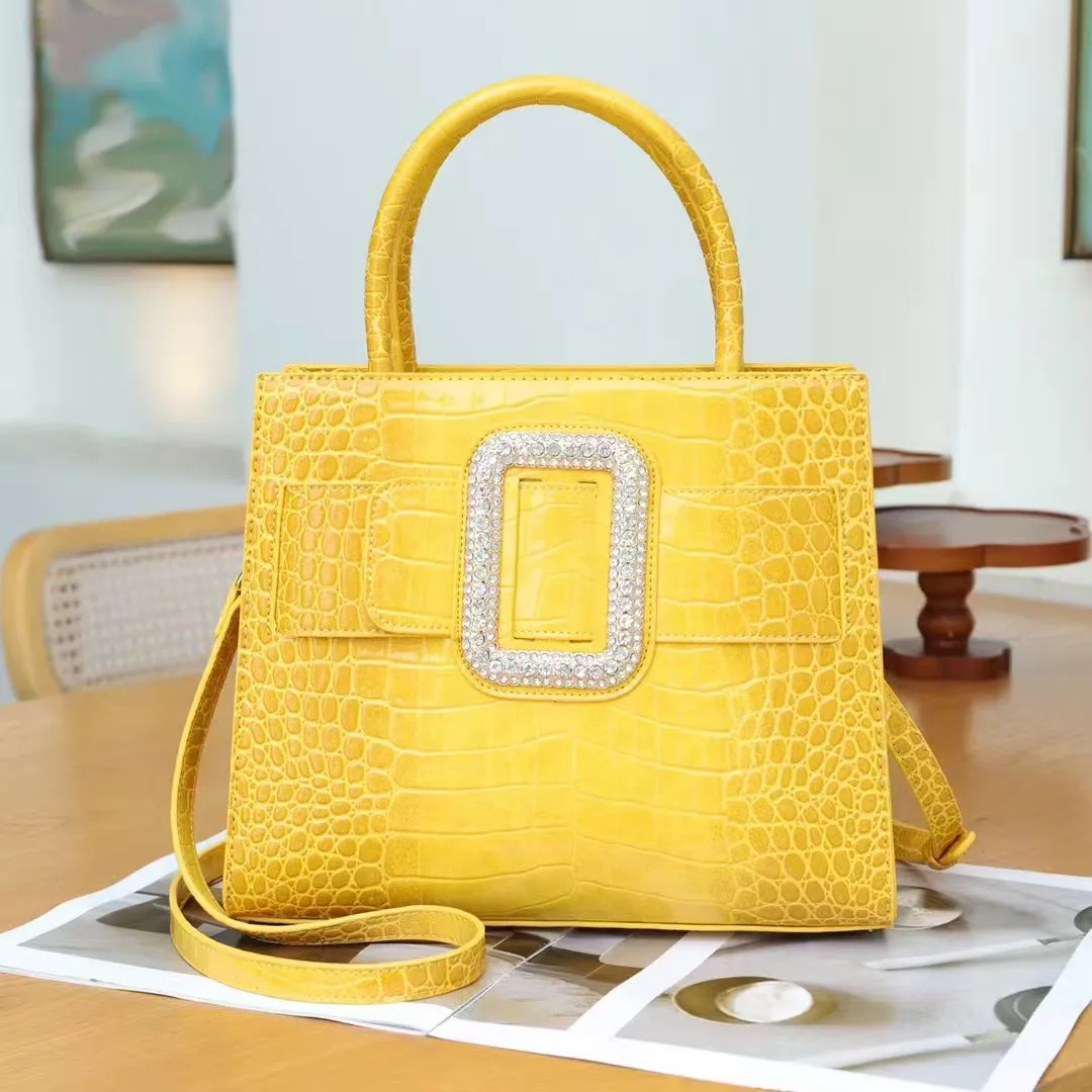 

2025 New Glossy Leather Tote Bag for Women, Large Capacity Shoulder Bag, Minimalist Handheld Purse for Work Essentials & Daily