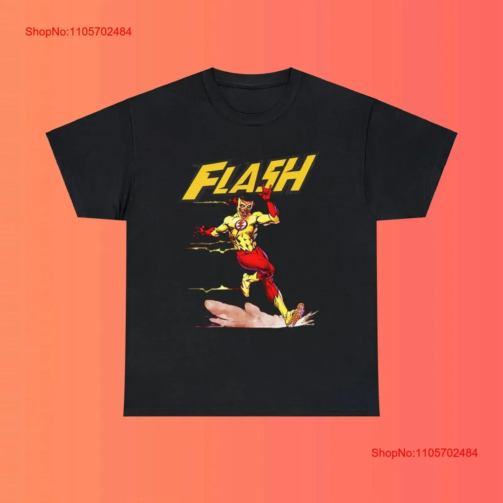 Wally WesT T Shirt Flash vintage Washed Comfortable Stylish Soft Versatile Unisex Top For Everyday Wear graphic Casual