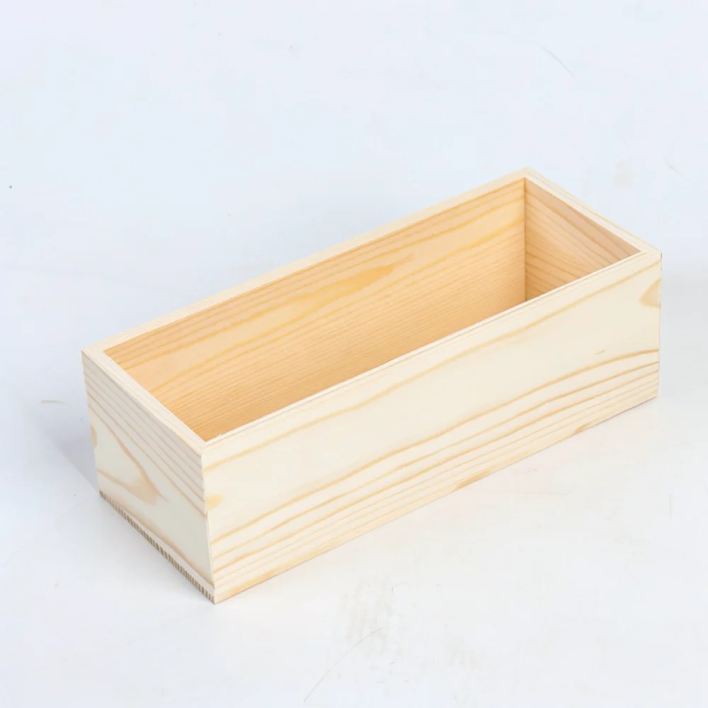 Modern Pine Wood Storage Case Open Desktop Organizer For Jewelry Stationery Wedding Favors Gift Packaging Box Tray