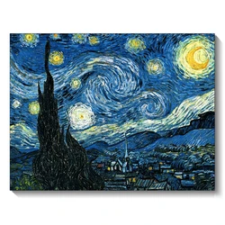 Landscape Diamond Painting Van Gogh Starry Night Painting Mosaic Embroidery Cross stitch Kits Art Home Decor Handmade Gifts