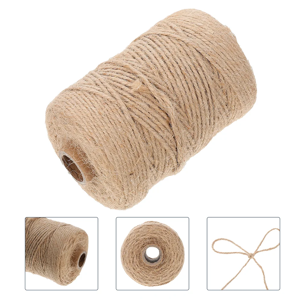 Jute Rope Packaging Craft Indoor Plant Ribbon Party Twine Numb Handworked Decorative Clothes Hangers