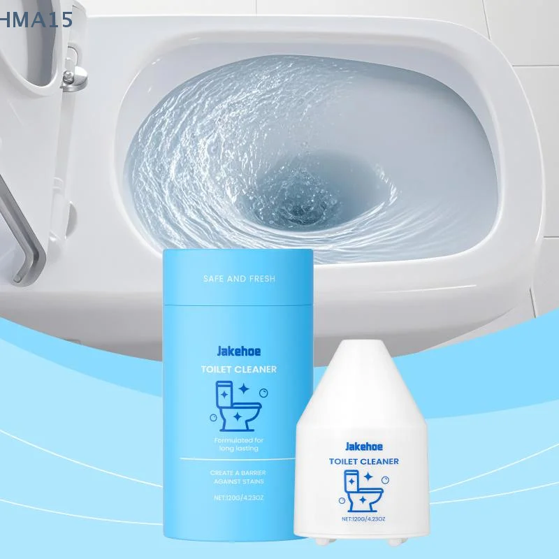 JAKEHOE Toilet Bowl Cleaner Tablets 120g Automatic Toilet Tank Cleaners Deodorizing Descaling Long-Lasting Against Tough Cleaner
