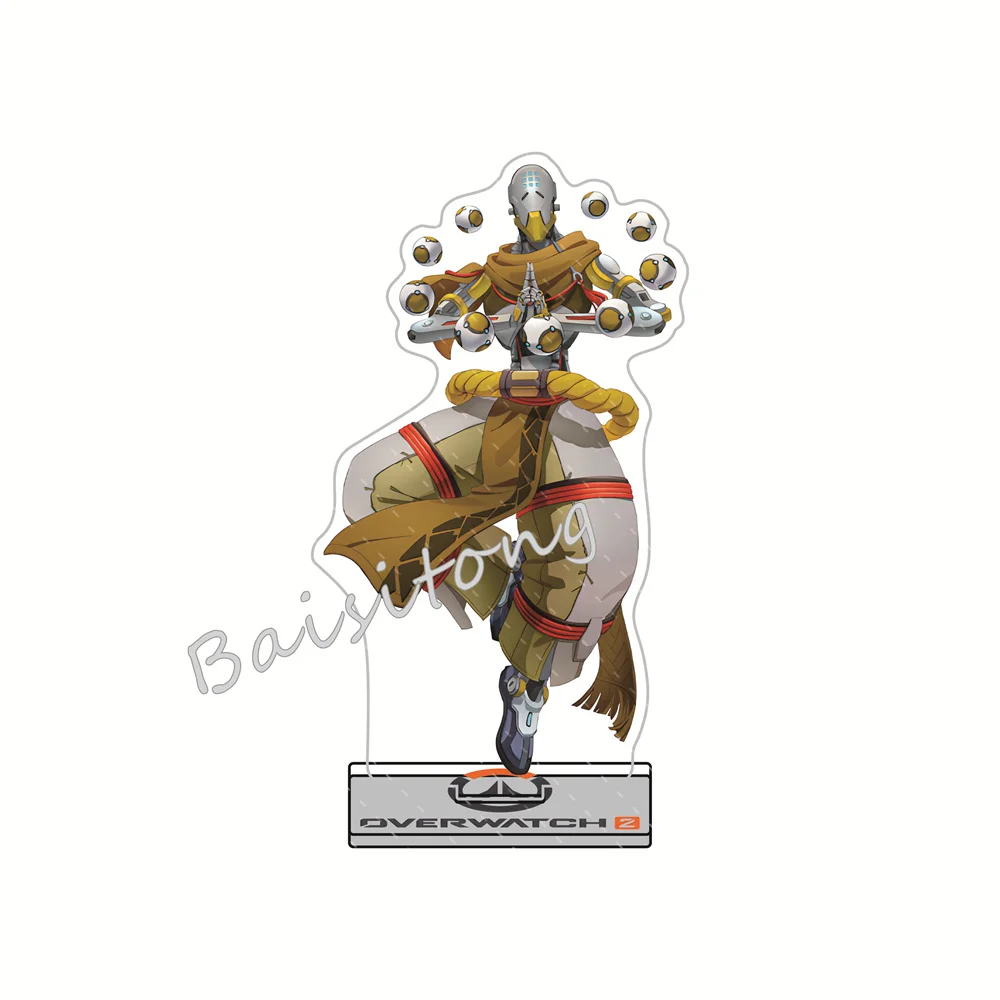 Game Overwatch 2 15cm Acrylic Stand Anna/Grim Reaper/Genji/Reinhardt Tabletop Decoration Jewelry Elegant Cute Toys Gifts view 4