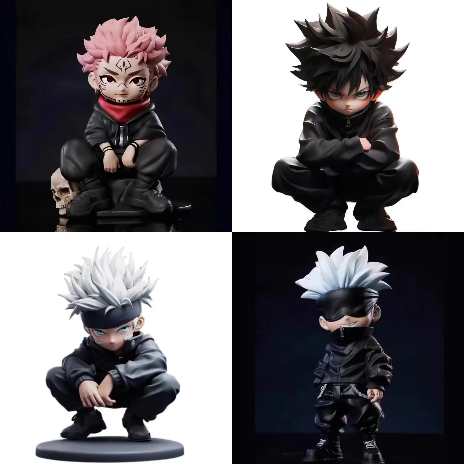 12-15cm Jujutsu Anime Peripheral Figure 4 Style Satoru Gojo Action Figure Lord of The Curse Sukuna Figurine Model Doll Toys Gift