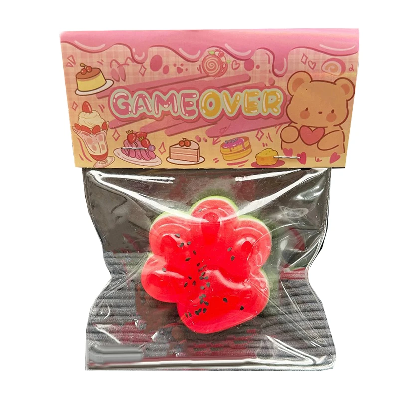 

1 шт., арбузная кошачья лапа, снятие стресса, декомпрессионная игрушка, медленный отскок, щепотка, новая игрушка-непоседа