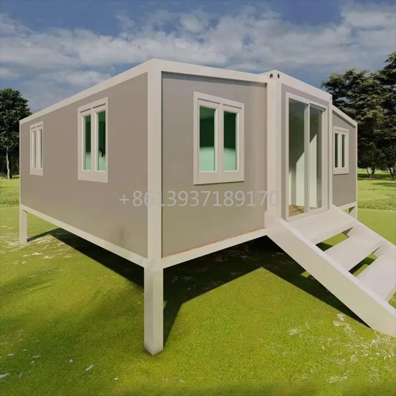 Pabrik disesuaikan struktur Australia mewah diperluas rumah kontainer dapat dilipat Prefab rumah geser kantor rumah 40 kaki 20 kaki
