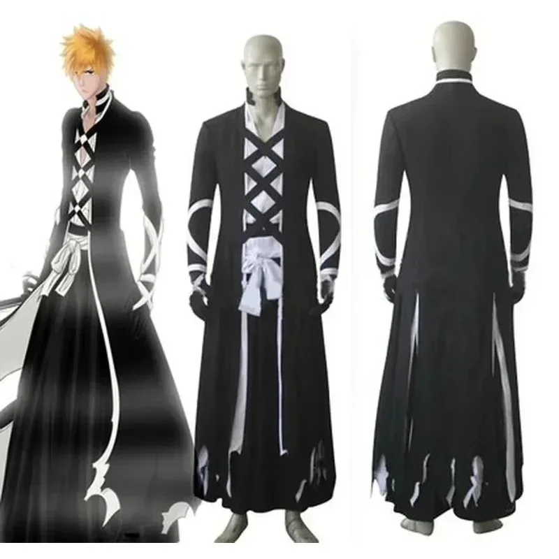 

Bleach Kurosaki Ichigo Fullbring новый костюм для косплея Bankai Look